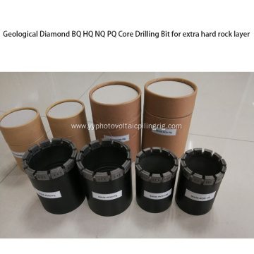 Geological Diamond BQ PQ Core Drill Bit forRock